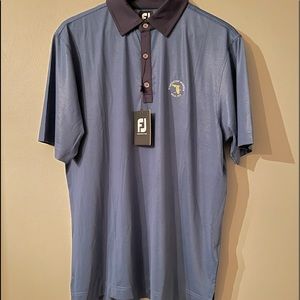 Men’s FootJoy Golf Shirt with Florida State Golf Association Logo On Front. NWT